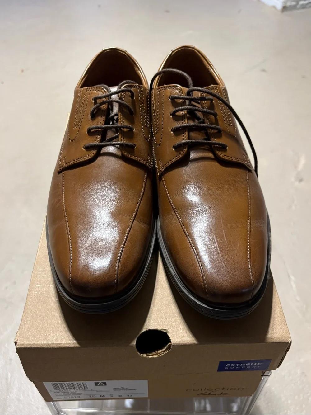 Clarks Whiddon Pace men's oxford dress shoes